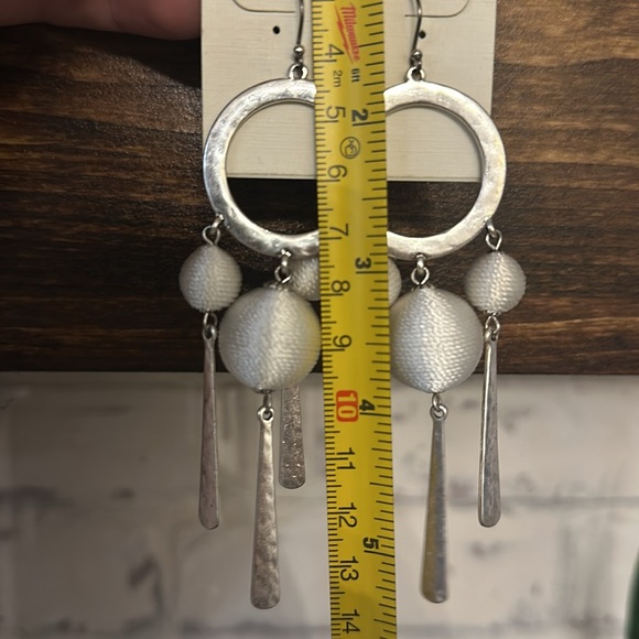 Lucky Brand Silver Dangle Earrings - Picture 3 of 3